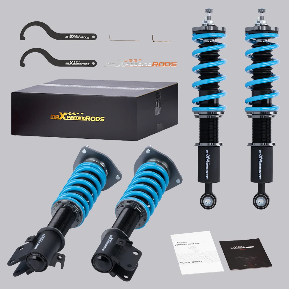 

Suspension Coilovers Struts For Subaru Legacy Outback Touring Wagon BHE 98-2003 24 Ways adjustable Damper Shock Absorber