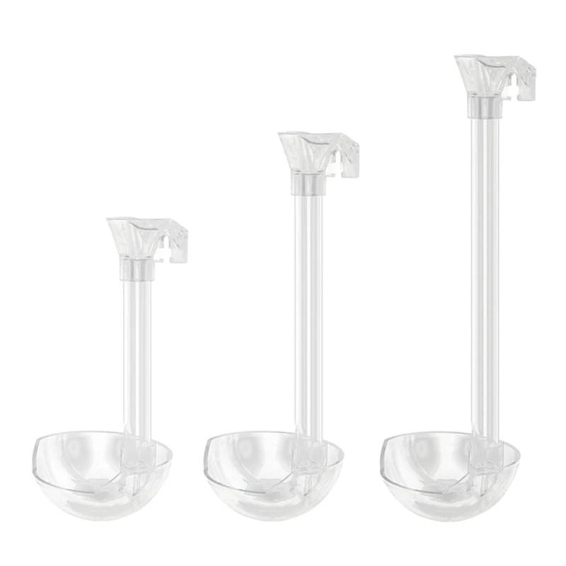 

Стеклянная трубка для кормления в аквариуме, чаша для Кормления Рыбы, креветок, Snails, товары для кормления