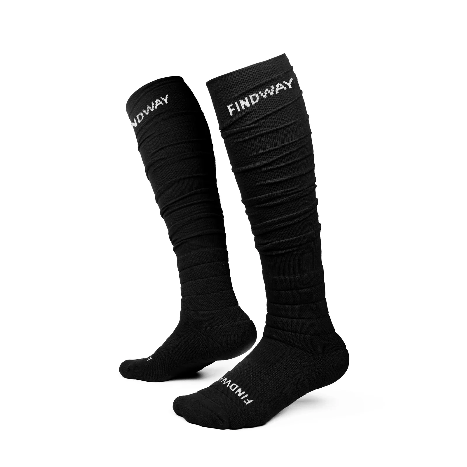 

Findway Soccer Socks Over The Knee Socks Breathable Knee High Training Long Stocking Outdoor Sports Sock for Adult Children