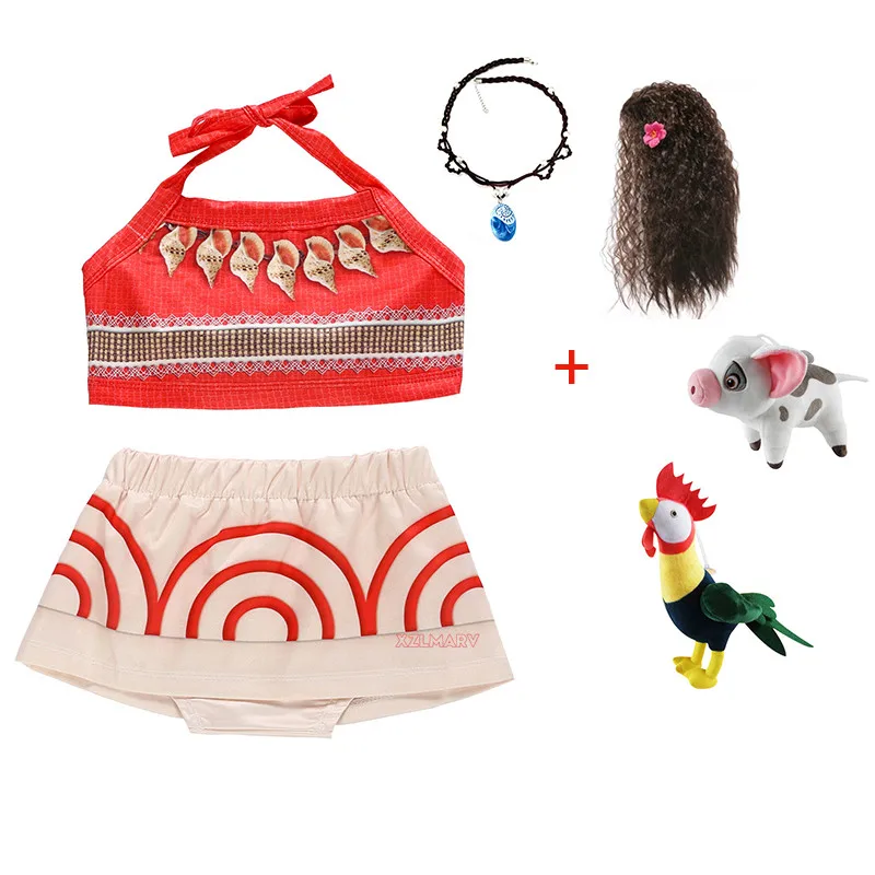 

Моана, костюмы, косплей, платья для маленьких девочек, костюм Моаны из аниме-фильма, костюмы на Хэллоуин, подарки для девочек, платье для дете...