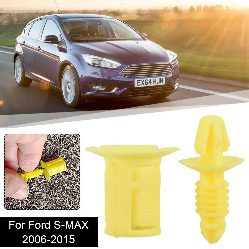 Для FORD Focus Kuga S-MAX C-MAX Mondeo Escape Fiesta Copilot крышка коробки предохранителя Plate Clip 1310861 1310862