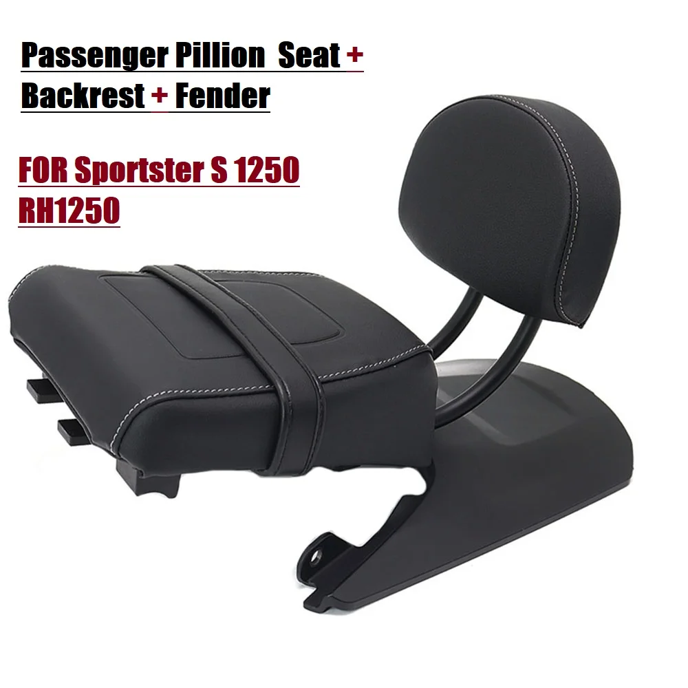 

Motorcycle Passenger Pillion Rear Seat Backrest Fender FOR H-D Sportster S 1250 RH1250 RH 1250 S RH1250S 2021 2022