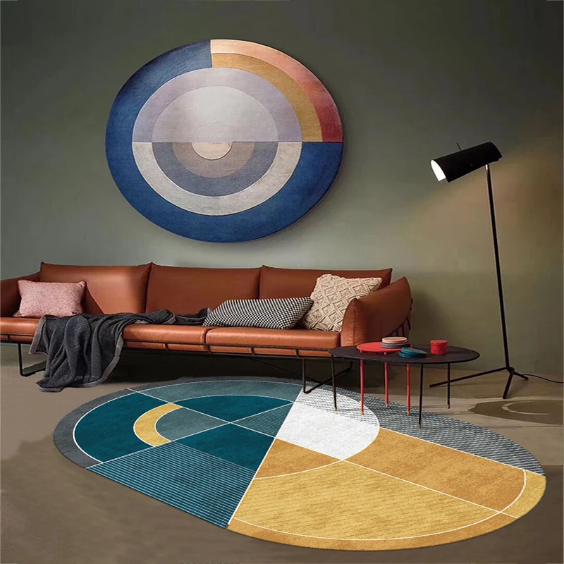 

Irregular Nordic Style Carpets Simplicity Living Room Decoration Rugs Large Area Bedroom Bedside Carpet Modern Study Lounge Rug