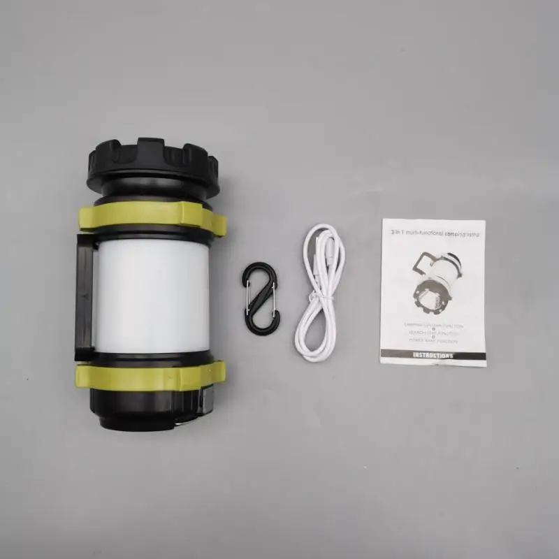 

Outdoor Camping Adventure USB Rechargeable Flashlight Searchlight Portable Hand Light Camping Light Mobile Phone Charging Bank