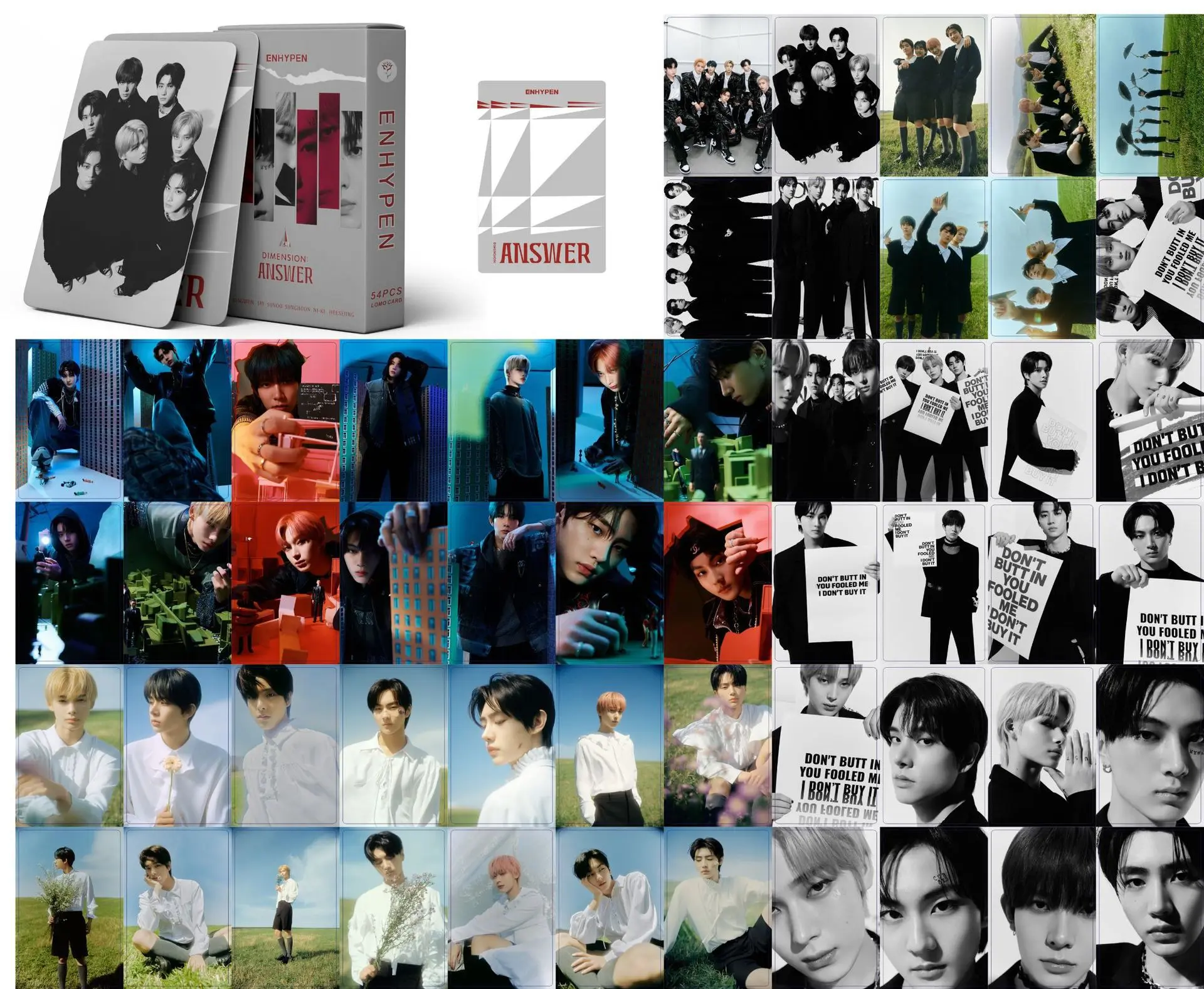 Kpop photocards ANSWER album Stray Kids twice lomo card idol group photocards