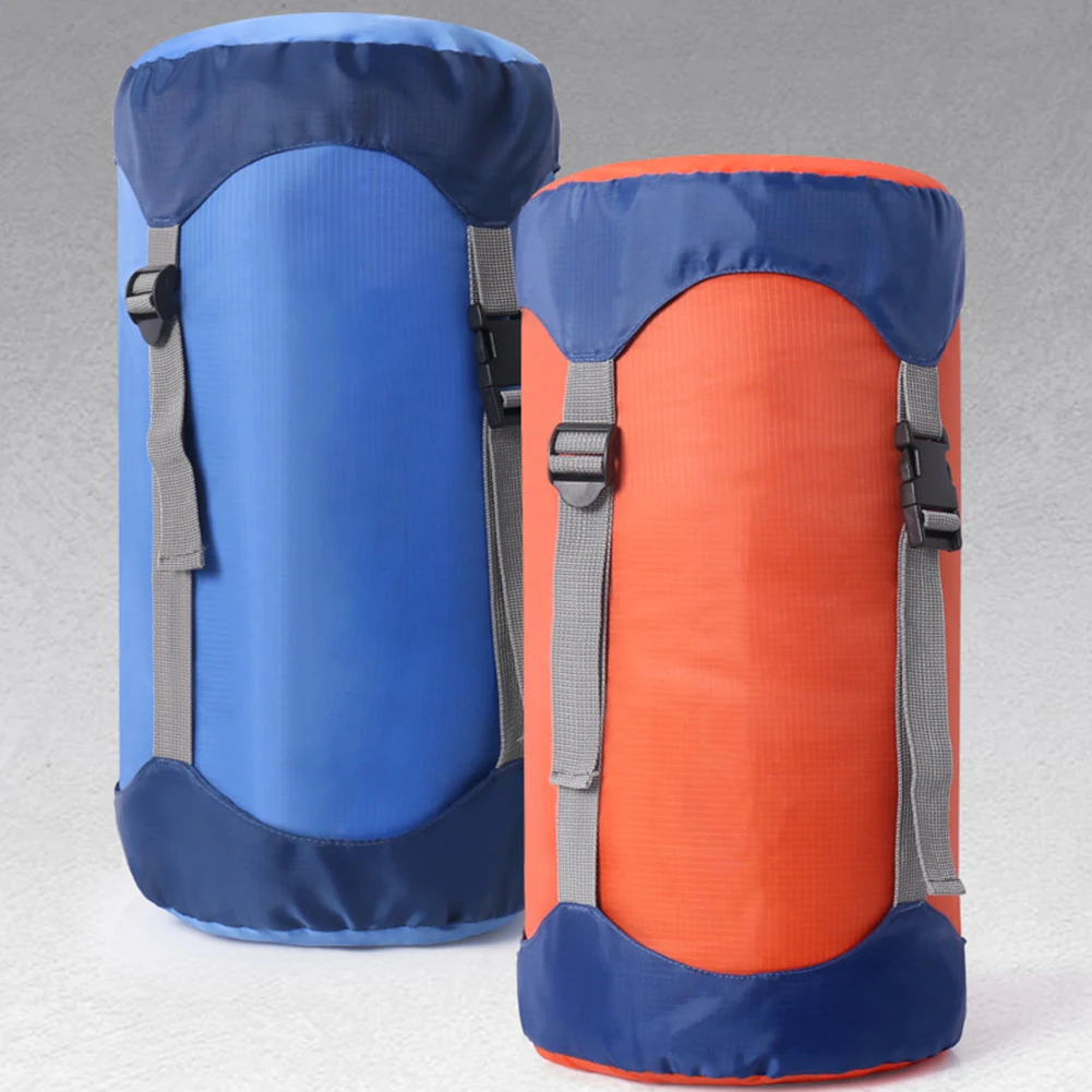 1PCS Waterproof Compression Sack Outdoor Storage Bag Polyester Stuff Sack Camping Hiking Space Saving Gear For Sleeping Bag