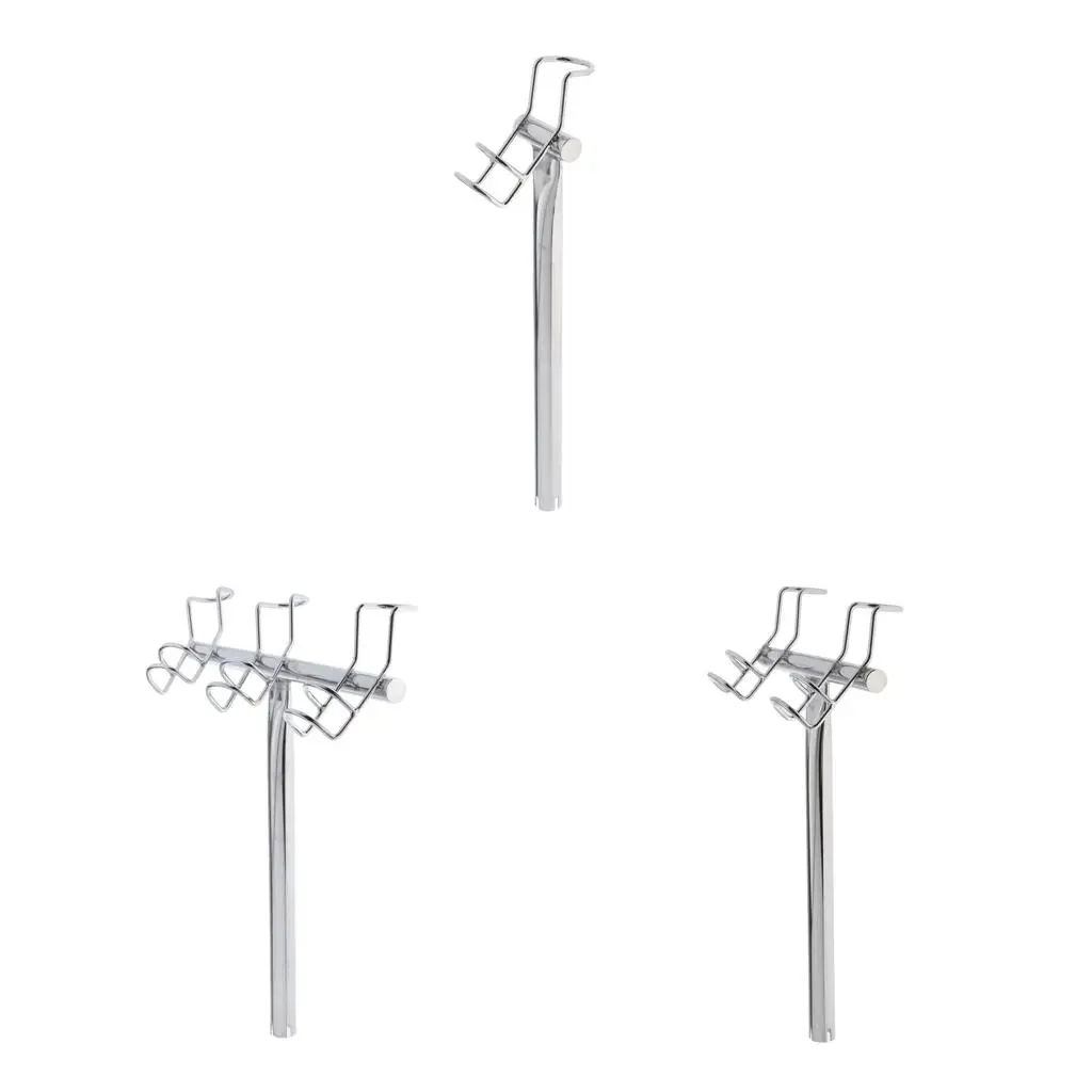 

3 In 1 316 Stainless Boat Fishing Rod Holder Marine Hardware PORT