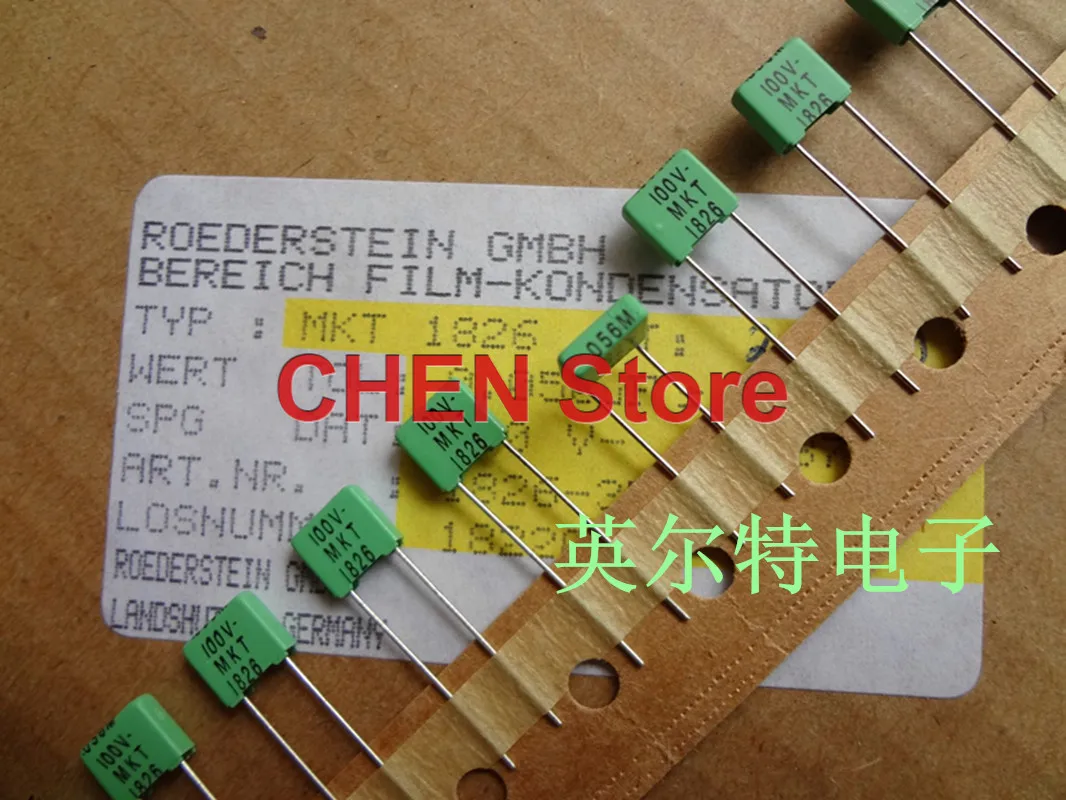 20 шт./50 шт. VISHAY ERO MKT1826 563/100V P5MM зеленый аудио пленочный конденсатор ERO1826 0,056 мкФ/100V Copper MKT 1826 56NF 100V 563