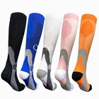 Компрессионные носки, футбольные чулки, 20-30 мм рт. Ст., компрессионные носки для бега, велосипедные Meias EU 36-50