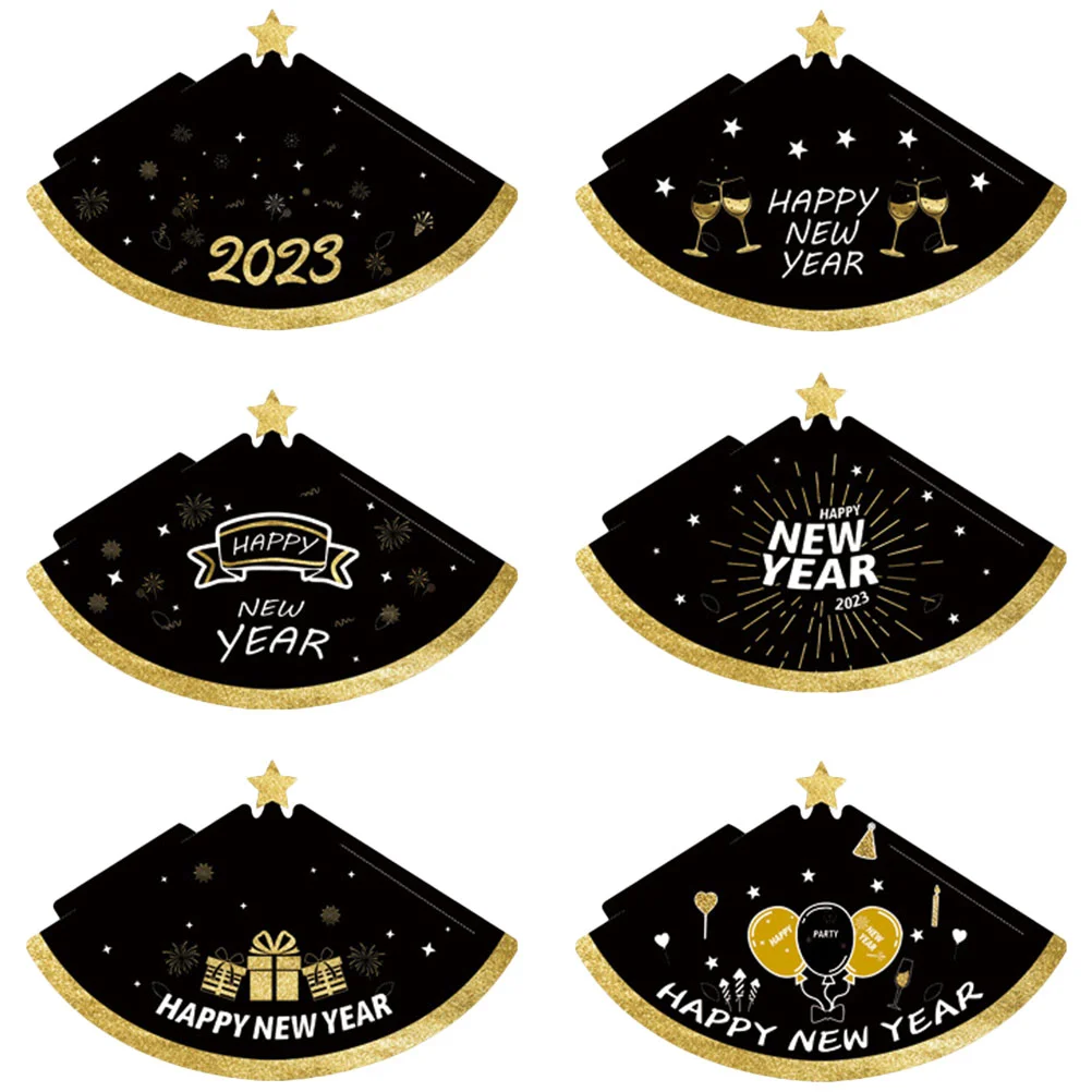

New Year Party Hats Paper Eve Cone Hat Years Supplies Happy Cap Decorations Favors Headband Tiara Decoration Christmas Photo