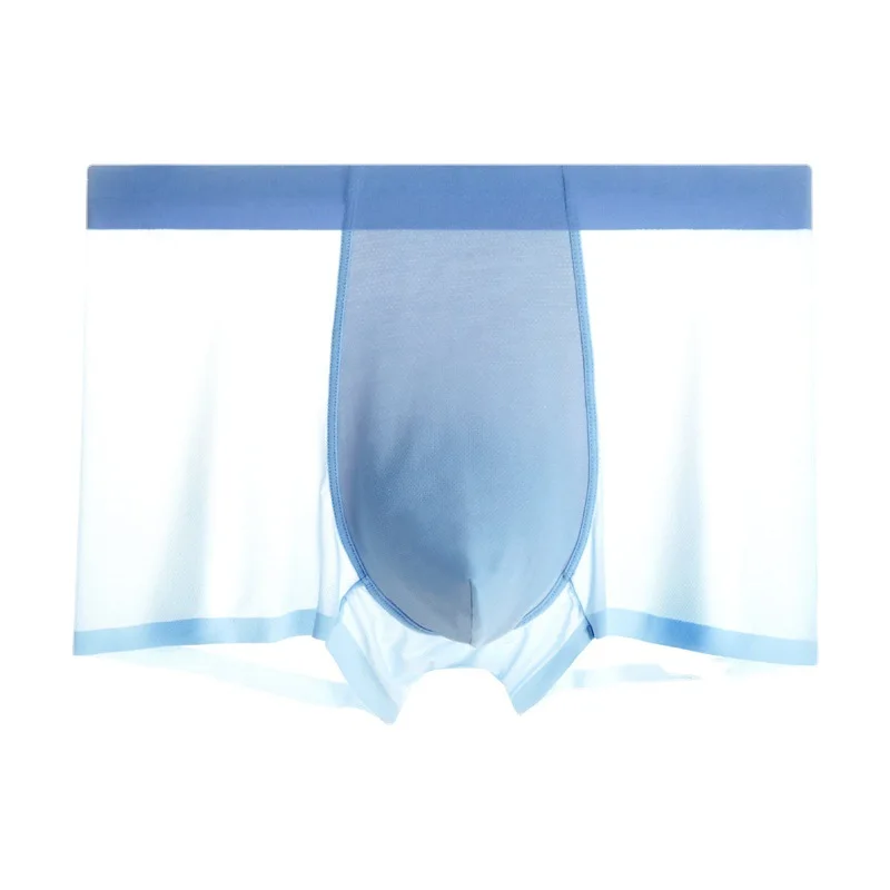 

3 шт., мужское нижнее белье из ледяного шелка