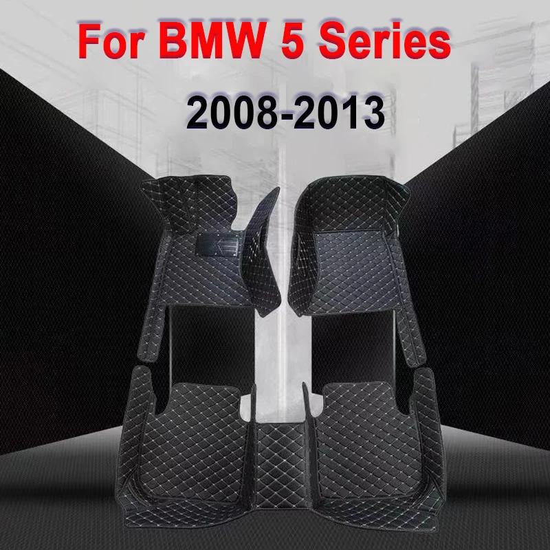 

Car floor mats for BMW 5 Series 2008-2013 2009 2010 2011 2012 Custom auto foot Pad automobile carpet cover interior accessorie