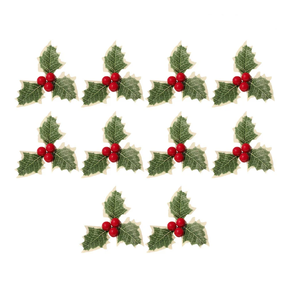 

Christmas Berry Artificial Berries Red Craft Leaf Fakeconfetti Hollyaccessories Branches Picks Stems Pinecones Cardstem Twig