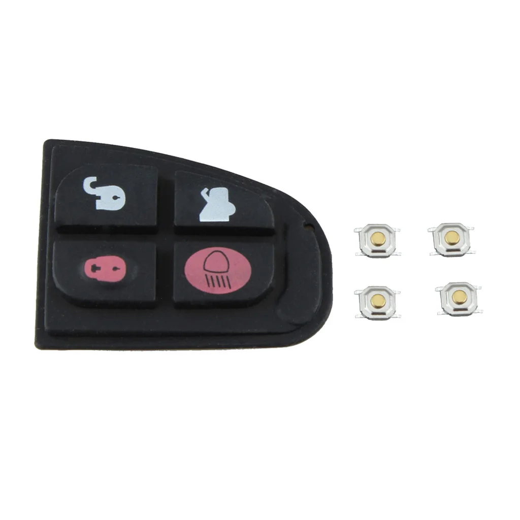 

Car 4 Button Remote Key Fob Case Rubber Pad for XF E S