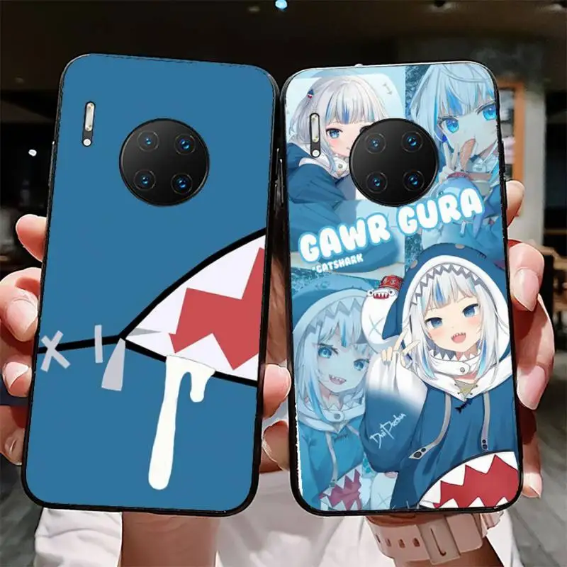 

Gawr Gura Phone Case for Huawei Mate 20 10 9 40 30 lite pro X Nova 2 3i 7se