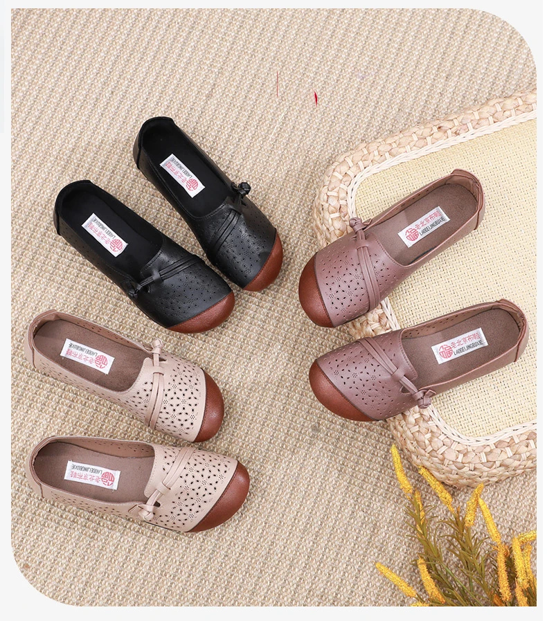 2023 new flats shoes women summer long standing office shoes women's loafer mom soft flat shoes ladies moccasins ballet flats