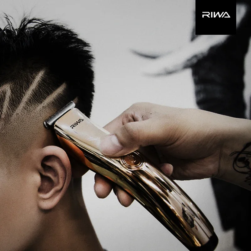 Машинка для стрижки волос Xiaomi Riwa Barber Shop мужчин с Т-образным стальным лезвием