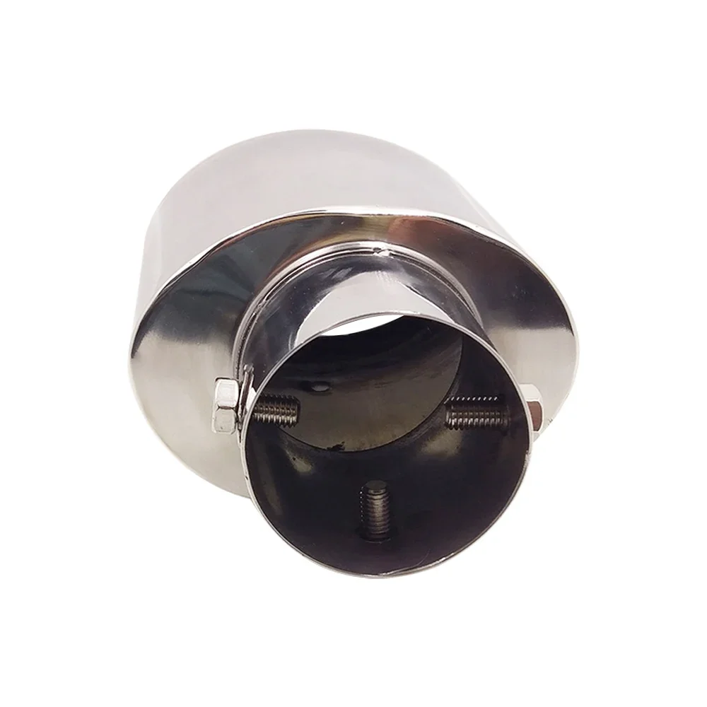 Универсальный хромированный автомобильный глушитель выхлопной трубы из