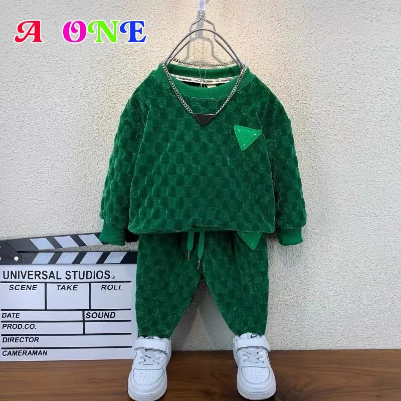 Комплект из 2 предметов для мальчиков весенне-Осенняя детская одежда Детский