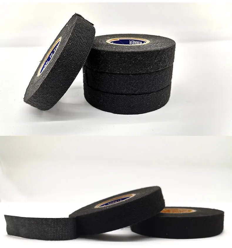 Термостойкая клейкая лента для автомобильных кабелей 15 м 9/15/19/25 мм |