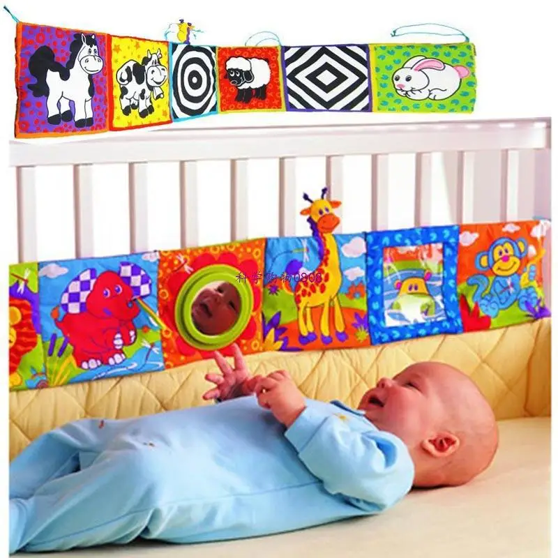 

Babys Room Decor Crib Cloth Bumper Multi-Touch Double Protector Bebe Books Bed Bumper Cot Fence Soothe Towel Newborn Bedding Set