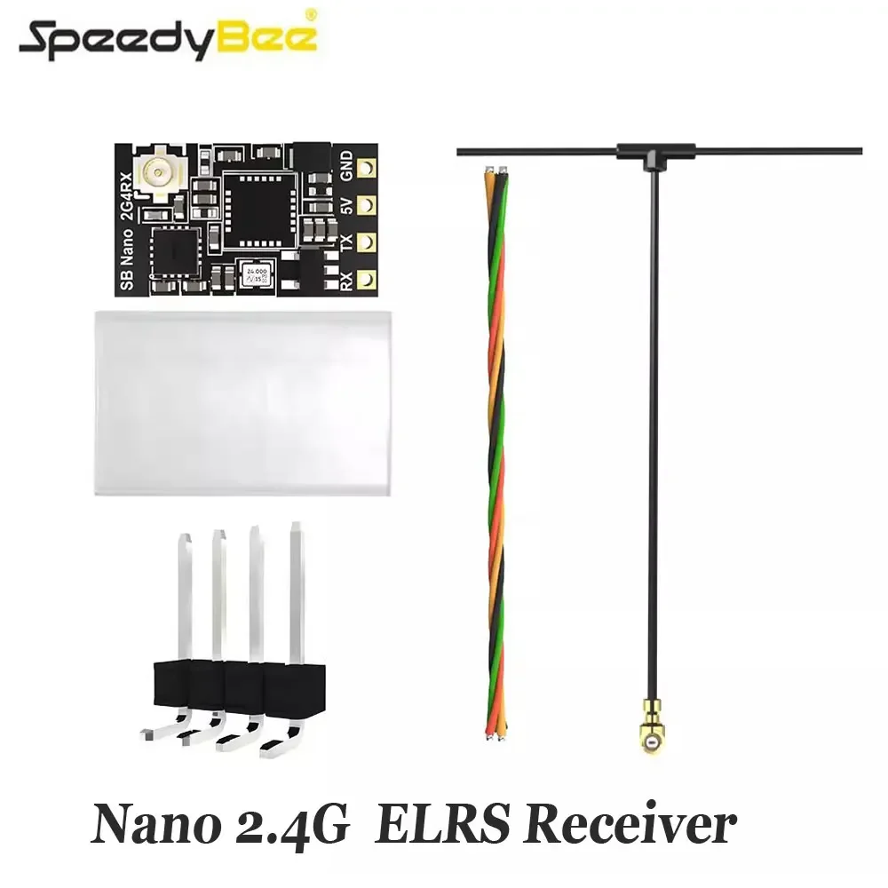 Приемник SpeedyBee Nano 2.4G ExpressLRS ELRS для FPV фристайла дальнего действия дронов DIY