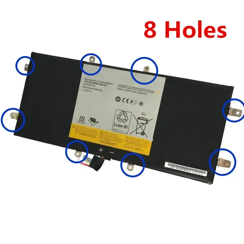 Аккумулятор L11M4P13 для ноутбука 14 8 в 2840 мА · ч 42 Вт Lenovo IdeaPad Yoga 11 YOGA 11S 4ICP4/56/120