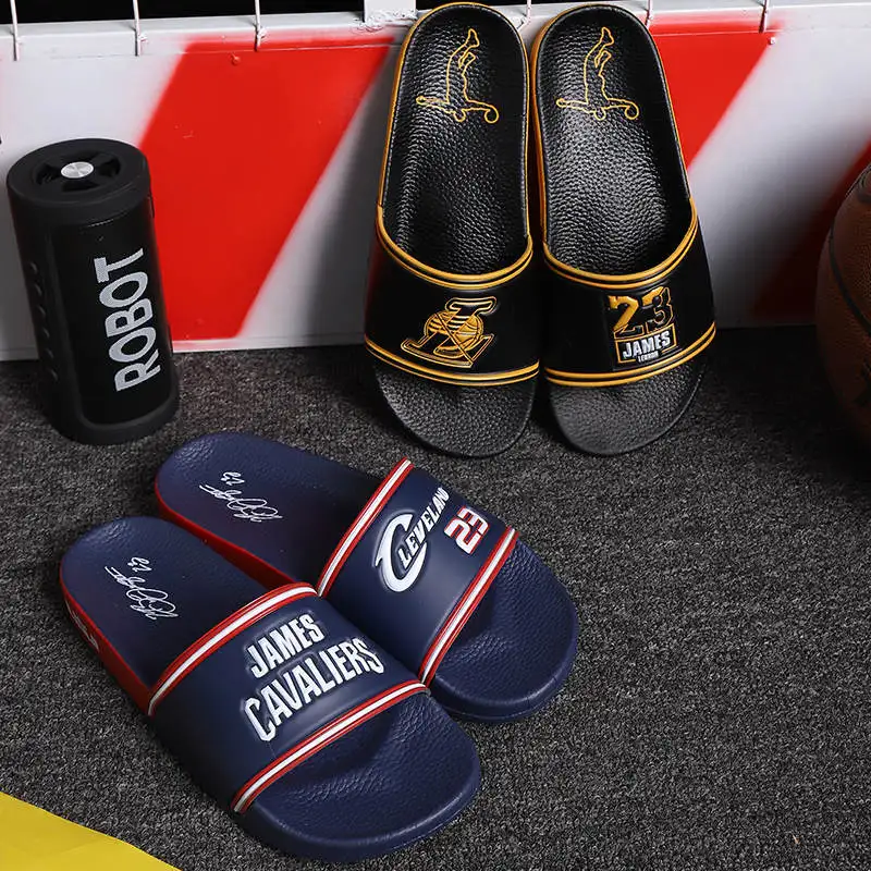 

British Style Men's Flip Flops Flip Flops Luxury Brand High Quality Shoes For Men Shock Clogs Slippers To Be Home Child Tennis