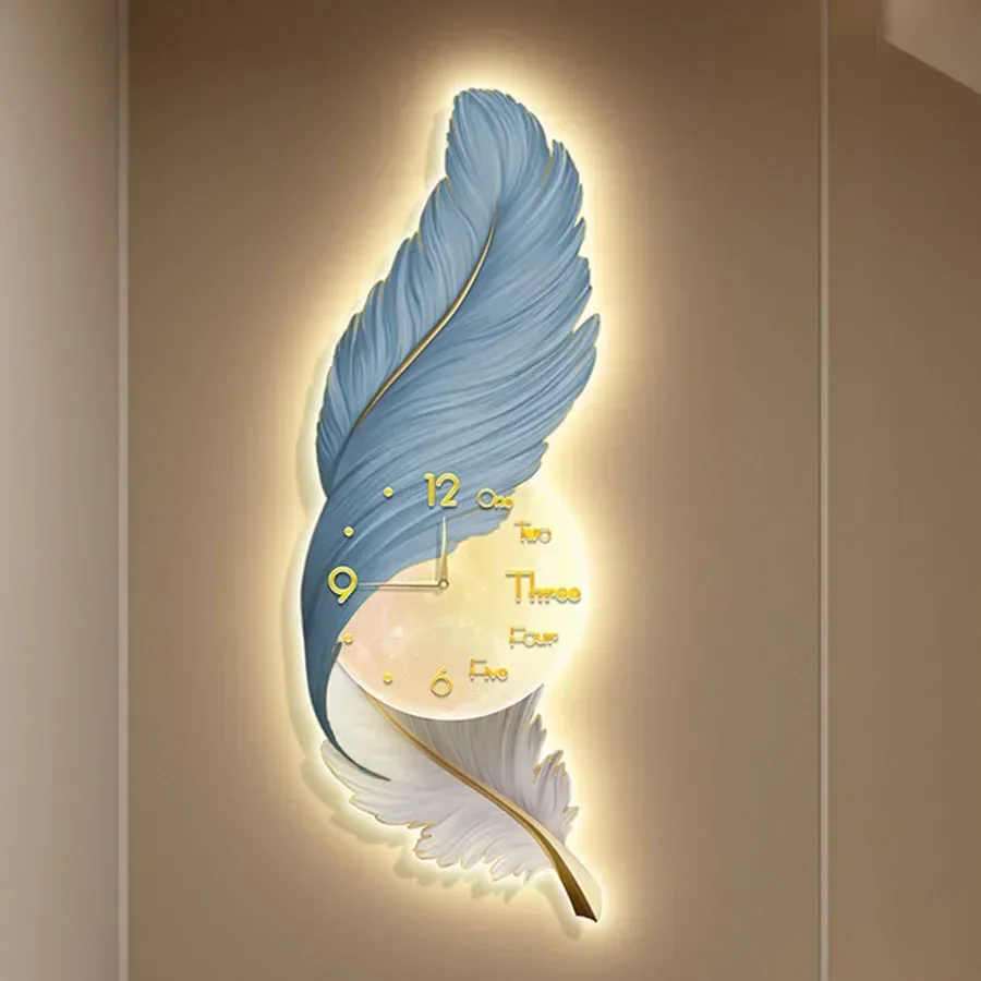 Роскошные Настенные часы для гостиной украшение уникальные настенные