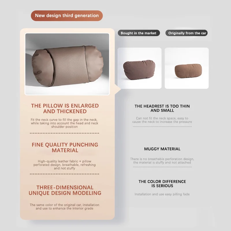 Подголовник автомобильного сиденья автоматическая безопасная подушка для шеи