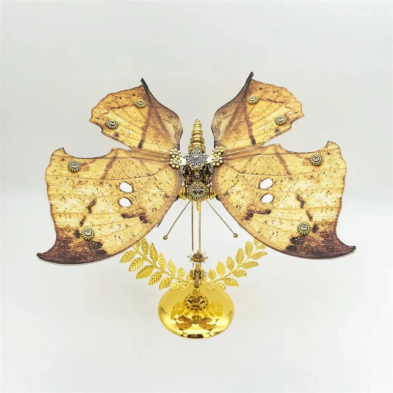 Стимпанк мертвый лист бабочка 3D металлическая головоломка модель комплект