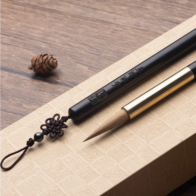 Calligraphy Pen Painting Brush Weasel Hair Stone Badger Hair Brush Pen Official Script Calligraphy Landscape Watercolor Painting
