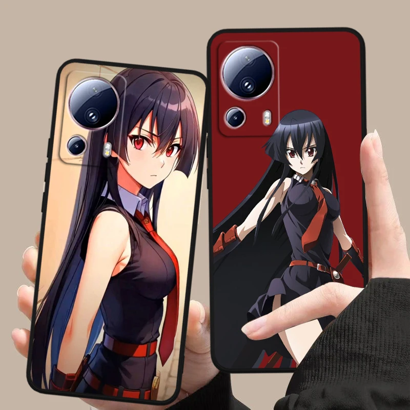 Чехол с аниме Akame Ga Kill для Xiaomi Mi 14 13 12X 12 11 11T 11i 10T 10 Pro Lite ультратонкий черный чехол