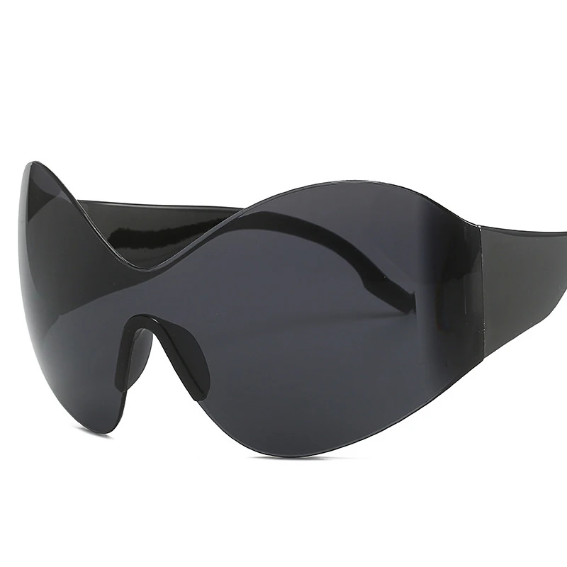 Женские и мужские безободковые солнцезащитные очки в стиле панк