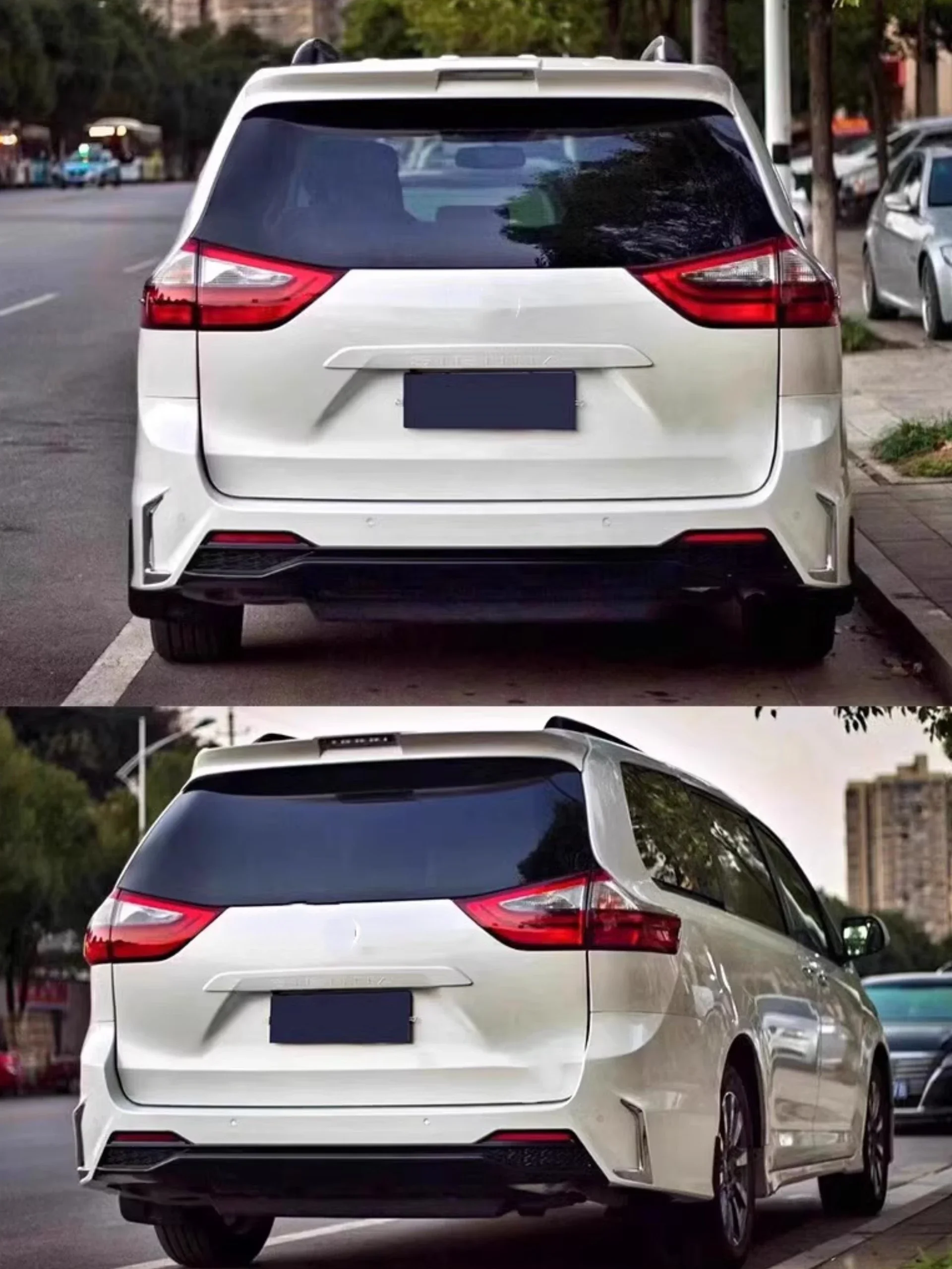 Передний задний бампер в сборе капот двигателя для Toyota Sienna 2011-2020 новый стиль