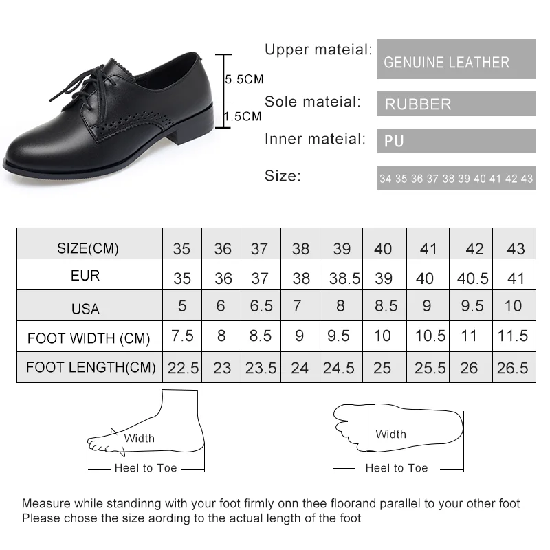 AIYUQI Women Autumn Shoes Genuine Leather 2023 New Mid Heel British Style Women Loafers Large Size 43 44 45 Lace-up Women Shoes