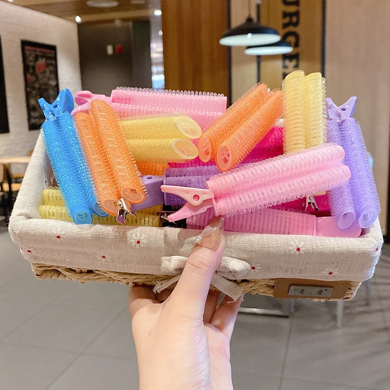 

Plastic Rose Reusable Hair Root Fluffy Clips Natural Fluffy Hair Clips for Girls Hair Rollers Curlers Sleeping Overnight 2023New
