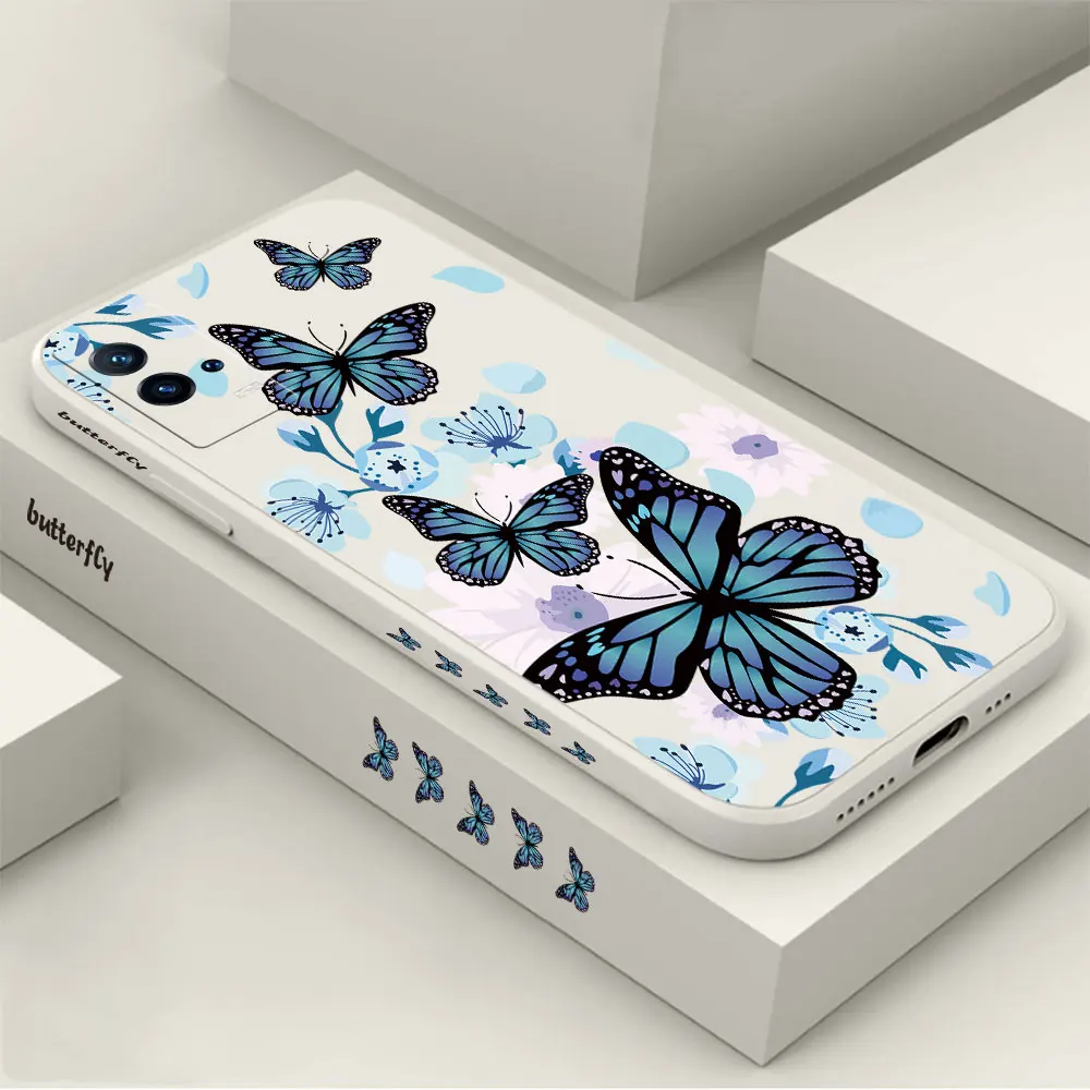 

Aurora Butterfly Phone Case For VIVO IQOO 11 10 9 8 7 5 Z7 Z6 Z5 Z3 NEO 7 6 5 5S 3 PRO 4G 5G Cover Fundas Cqoues Shell Capa