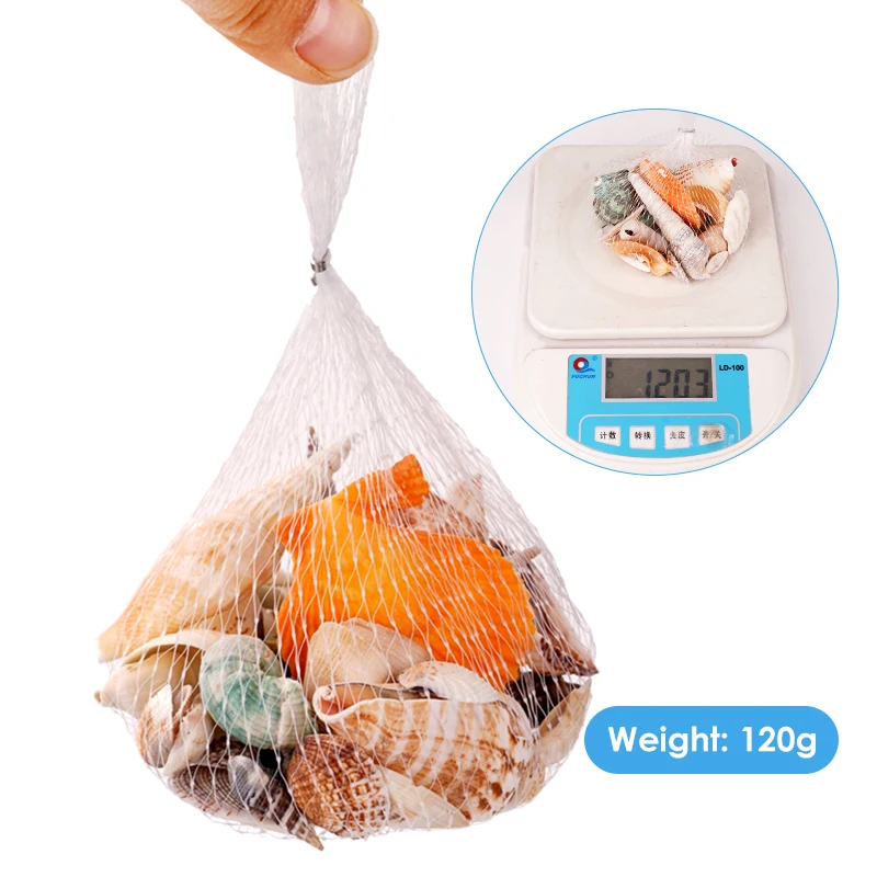 120 г/пакет смешанные морские пляжные ракушки ремесла декор для аквариума