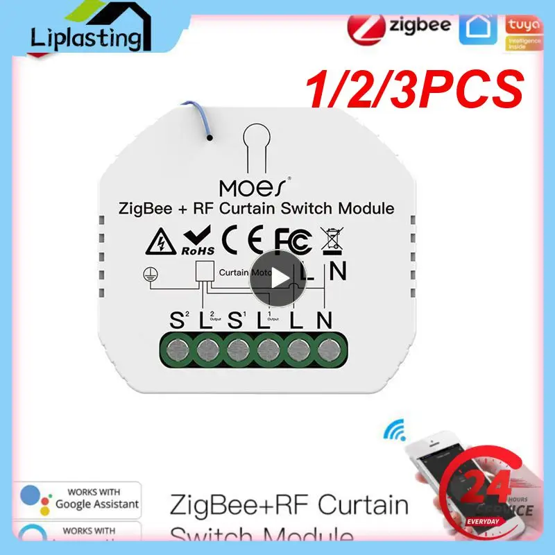 

1/2/3 шт. Wi-Fi RF433 переключатель для штор с дистанционным управлением для электрического роликового затвора Tuya Smart Life Google Home Alexa