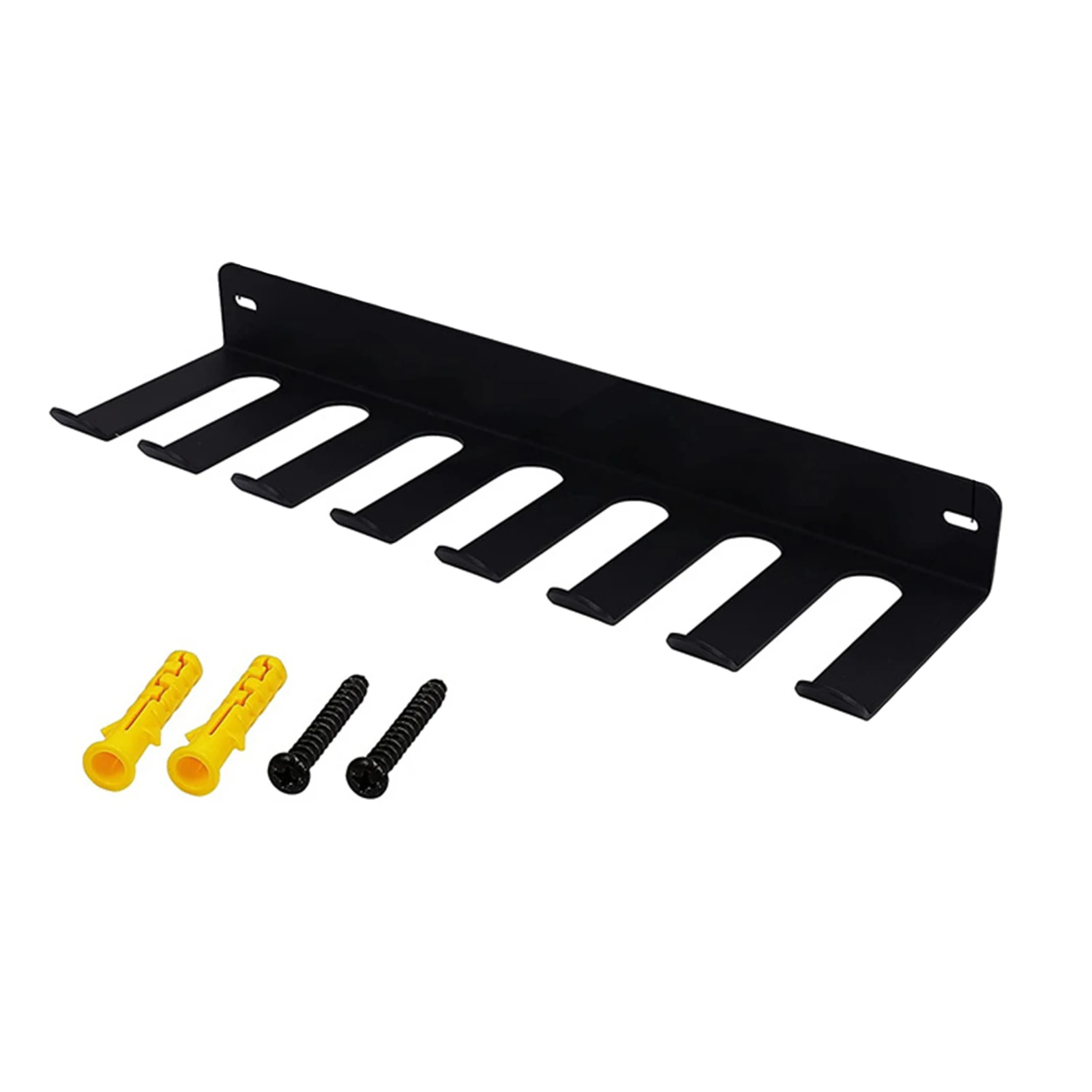 

6/7 Holes Simple Metal Bat Storage Rack Wall-mounted Baseball Display Rack Bat Stand Baseball Bat Holder With Screws