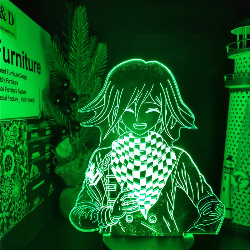 

Фигурка Kokichi Oma из аниме «данганронпа», ночник, 3D Светодиодная лампа, экшн-фигурка, детские игрушки, визуальное освещение, подарок для детей, Декор для дома