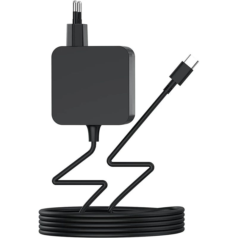 

Type C Charger 100W USB C Power Supply AC Adapter for Lenovo / Pro/Air, Laptop Type C PD Power Supply-EU Plug