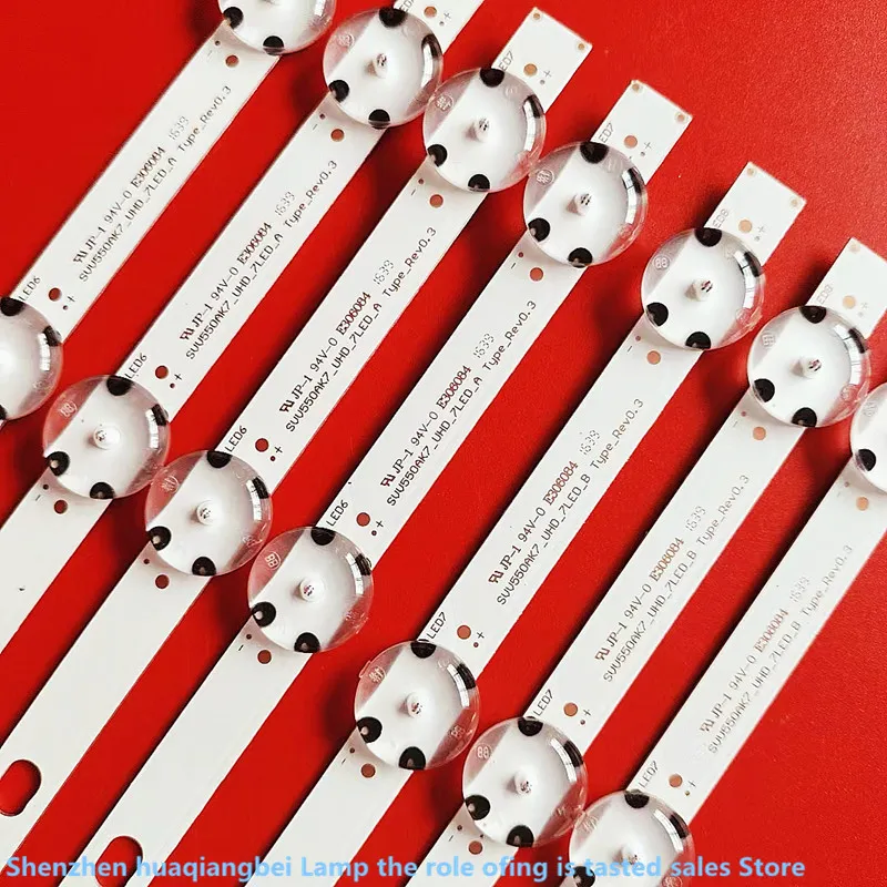 LED Backlight Array SVV550AK7 for 55U6663DB 55U6763DB 55U5766DB LT-55C760 LT-55C860(A) LT-55C870 L55UE17 VESTEL 55 UHD DRT 4A+3B