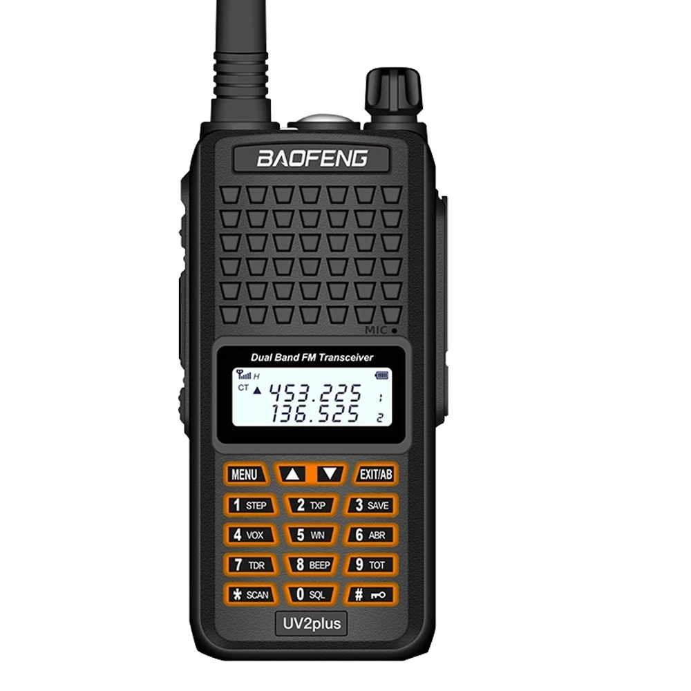 2022 NEW Baofeng UV2 Plus IP68 Waterproof Long Range 5-20km Walkie Talkie Car Cb Ham Radio Hf Transceiver UHF VHF Radio Station