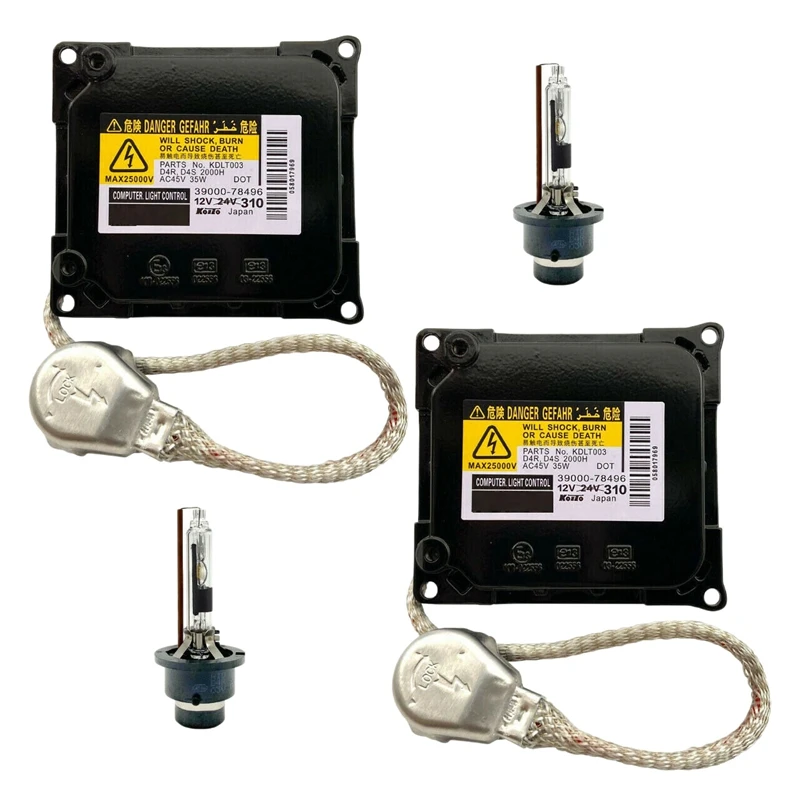 

2Pcs for 06-09 Toyota Prius Xenon Ballast HID D4R Bulb Kit Module Control Unit 81107-30D31 90981-20029