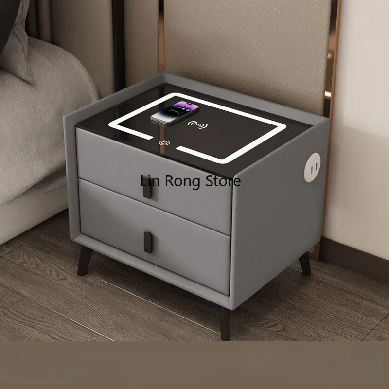 Дизайнерский прикроватный столик кофейные тумбочки открытые шкафы