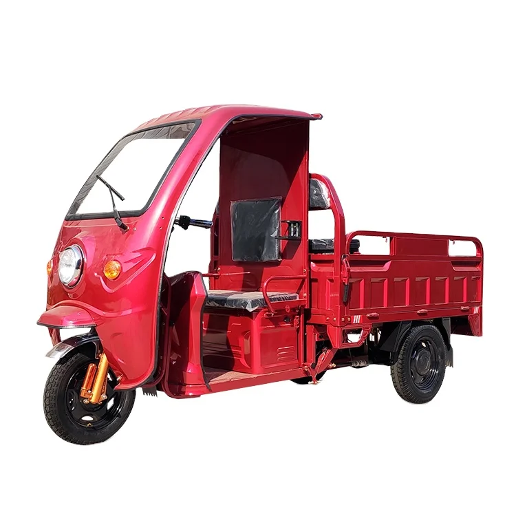 

JINPENG New Design Modern Electric Tricycle for Cargo with Cab and Gear Shift in China