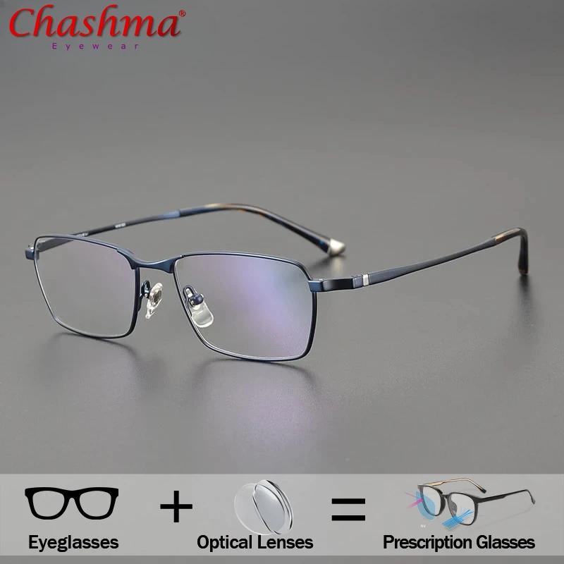 Chashma мужские очки высшего качества из чистого титана по рецепту легкие женские
