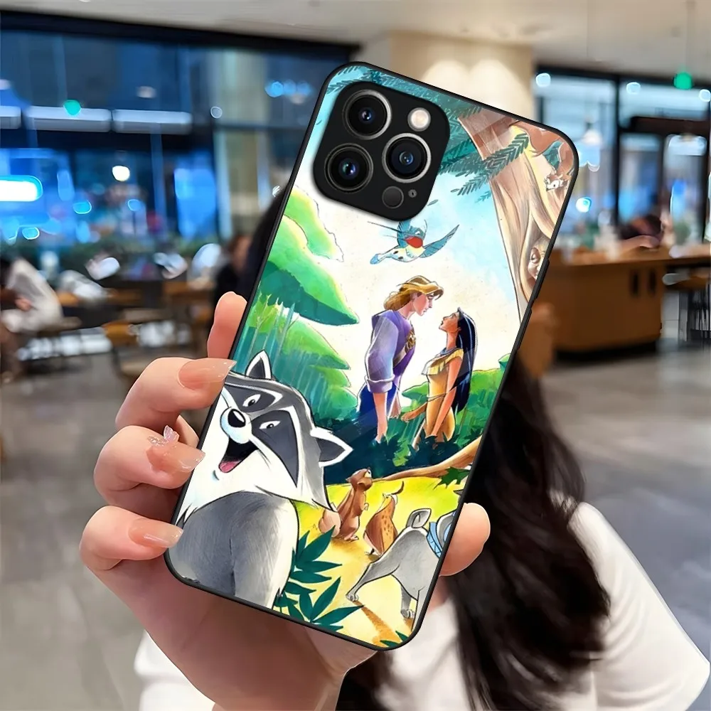 Чехол для телефона с принцессой Покахонтас iPhone 13 15 14 12 11 Pro XS Max Plus Mini X XR 8 7 6s SE2020